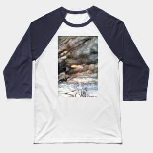 Odin's Ravens - Siegfried and the Twilight of the Gods - Arthur Rackham Baseball T-Shirt